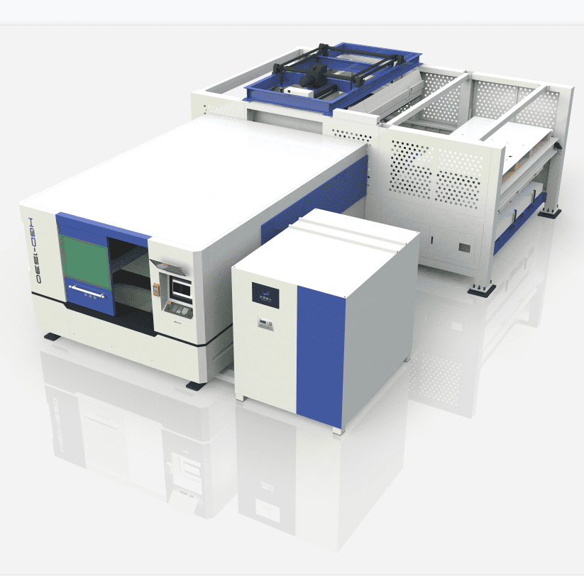 máquina de corte a laser (com sistema automático de carregamento e descarregamento de folhas) (2)