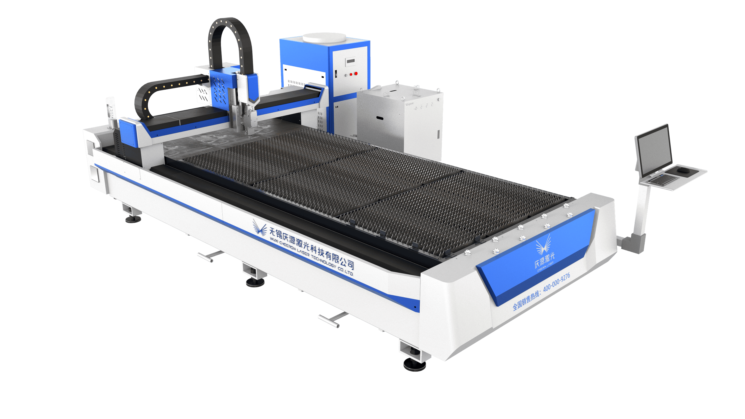 máquina de corte a laser de fibra de mesa única (2)